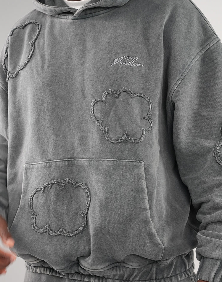 Cloud Hoodie Washed Grey
