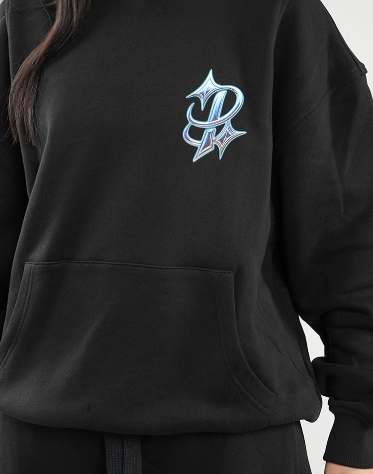 Chrome Hoodie Black
