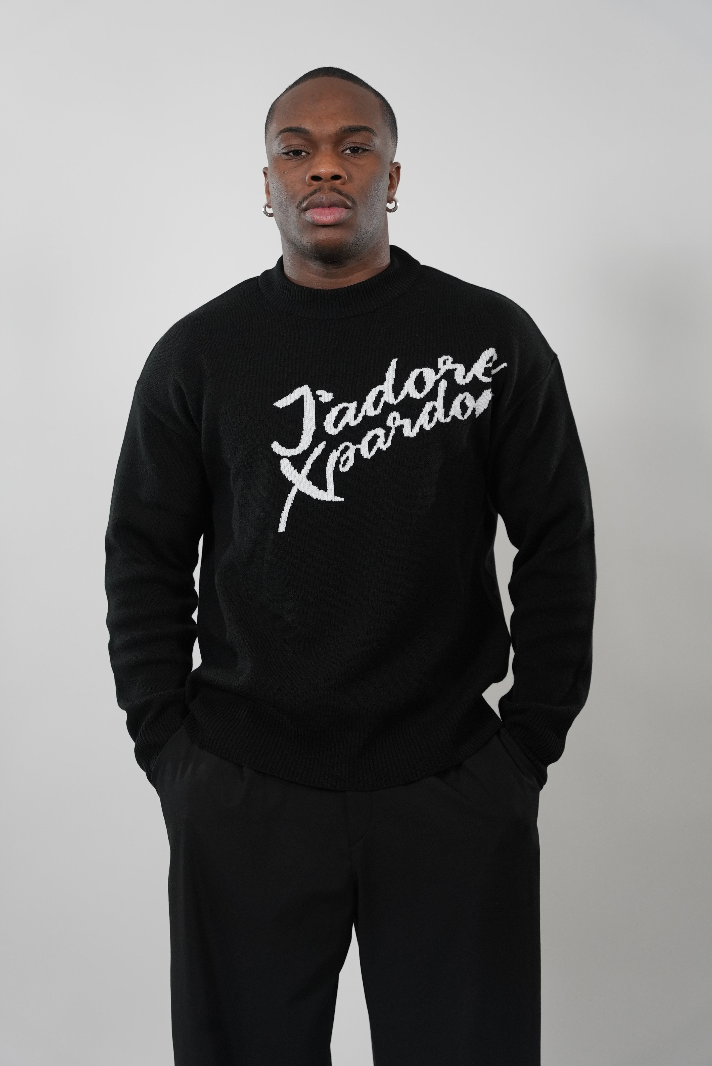 J'adore Knit Black