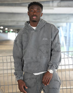 Cloud Hoodie Washed Grey