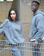 Cloud Hoodie Washed Grey