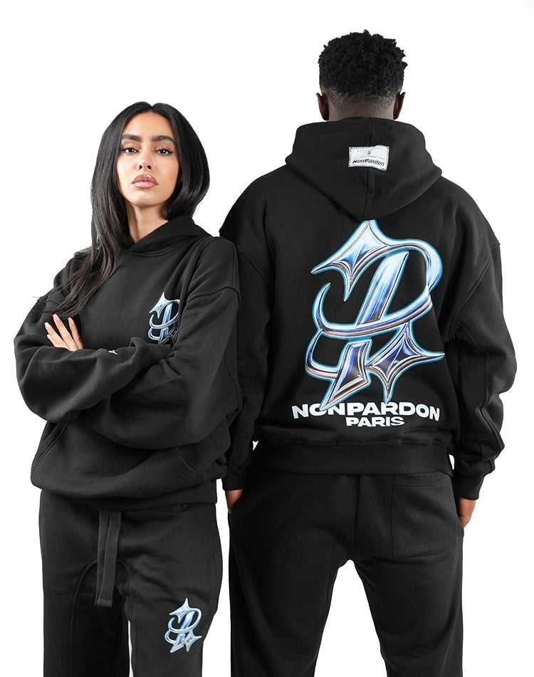 Chrome Hoodie Black