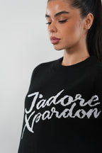 J'adore Knit Black