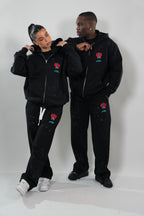 Saint Zip Hoodie Black